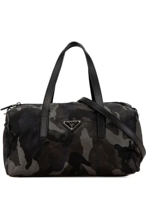 Prada 2013-2023 Tessuto Camouflage and Saffiano satchel