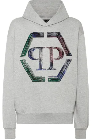 Philipp Plein Strass Hexagon hoodie