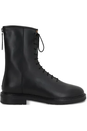 LEGRES Leather combat boots
