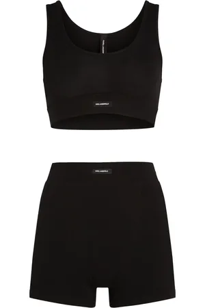 Karl Lagerfeld Logo-appliquéd underwear set