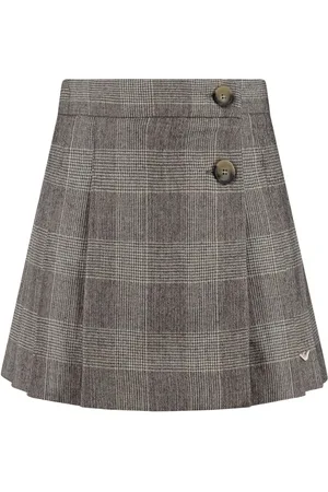 Emporio Armani Checkered pleated skirt