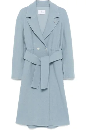 Manuel Ritz Virgin wool belted coat