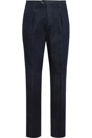 Boggi Milano Pleat-detailing tapered trousers