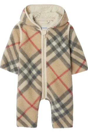 Burberry Check fleece jumpsuit