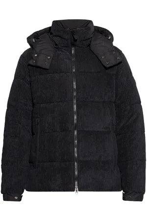 save the duck Hooded corduroy padded jacket