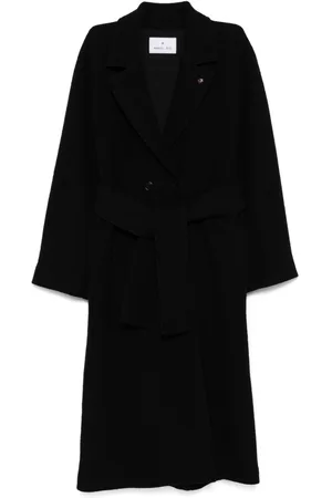 Manuel Ritz Virgin wool belted coat