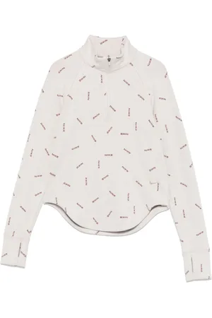 Nike Half-zip logo-print top