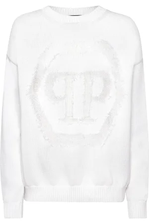 Philipp Plein Devor??-logo crew-neck sweater