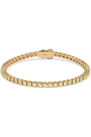 VEYNOU 18kt recycled gold Elara diamond tennis bracelet