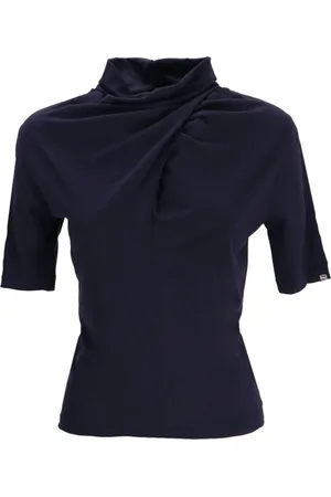 HERNO Gathered neck blouse