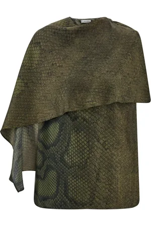 Salvatore Ferragamo Python-print cape