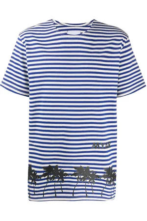 MYAR Striped logo T-shirt