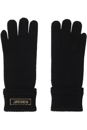 Burberry Logo-embroidered gloves