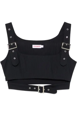 Charles Jeffrey Loverboy Belted crop top