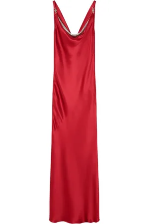 VERSACE Medusa-plaque maxi dress