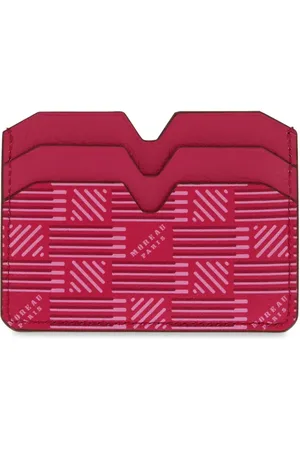 MOREAU Monogram-print leather cardholder
