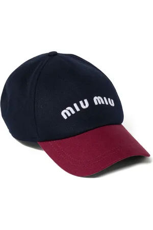 Miu Miu Drill baseball cap