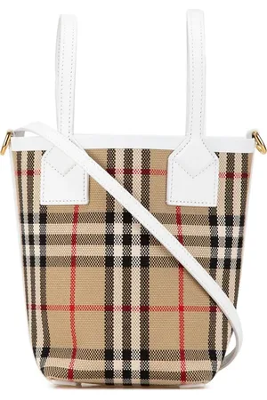 Burberry 2017-2024 Mini House Check Canvas London Tote satchel
