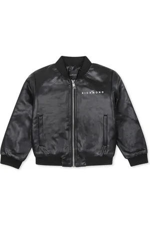 John Richmond Logo-print bomber jacket