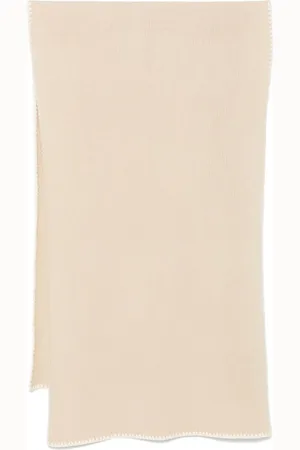 Totême Whipstitch-trim scarf