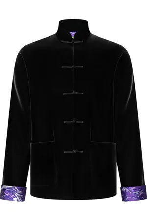 SHANGHAI TANG Winding Stream Party Velvet Tang Jacket