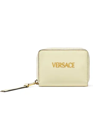 VERSACE Tag zip-up wallet