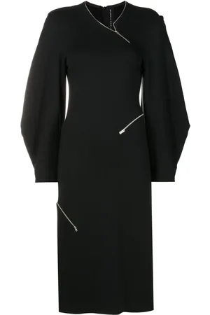 Gloria Coelho Zip-detailed midi dress