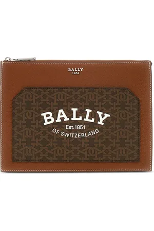 Bally Logo-print clutch