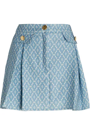 Elisabetta Franchi Logo-print mini skirt