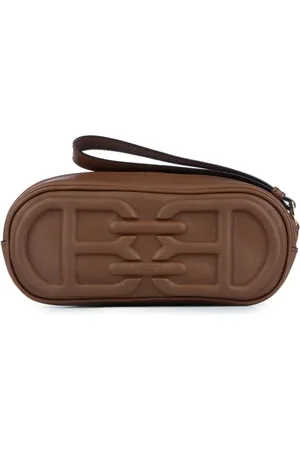 Bally Logo-embossed clutch bag