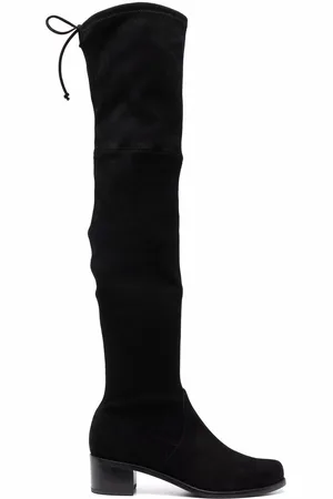Stuart Weitzman Midland thigh-high almond-toe boots