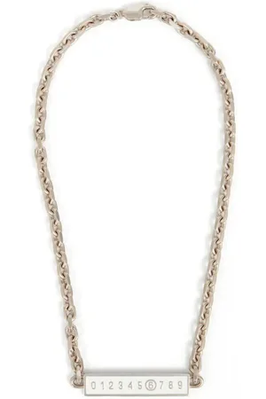 Maison Margiela Enamel-logo necklace