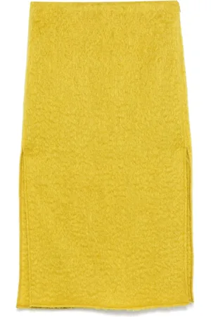 Gauchere Brushed midi skirt
