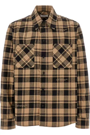 OFF-WHITE Embroidered cotton shirt