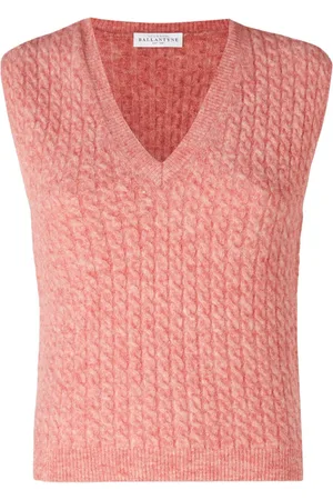 BALLANTYNE Cable-knit vest