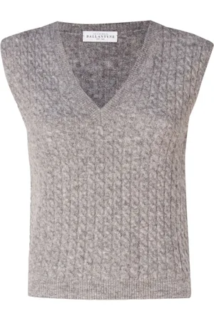 BALLANTYNE Cable-knit vest