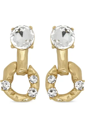 Oscar de la Renta Scramble chain-link earrings