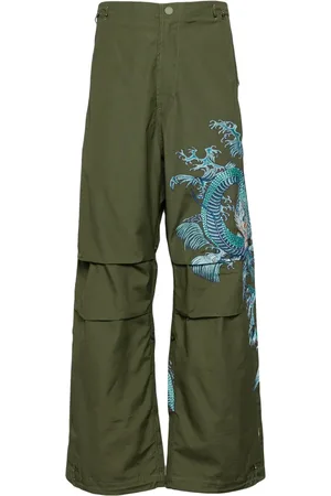 Maharishi Water dragon loose trousers