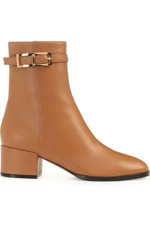 Sergio Rossi 45mm leather boots