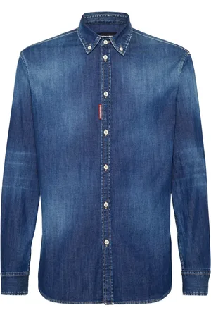 Dsquared2 Dark-wash relaxed shirt