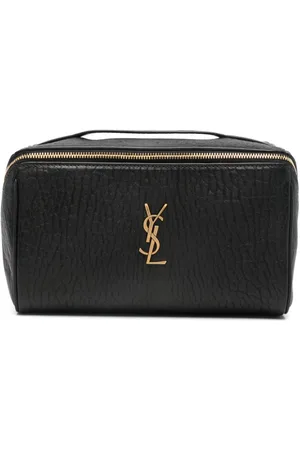 Saint Laurent Logo-plaque wash bag
