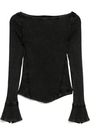 Free People Raw-edge top