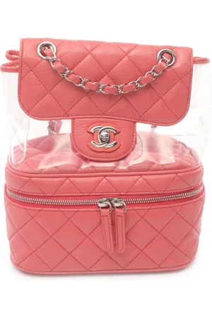 CHANEL 2018 CC quilted backpack