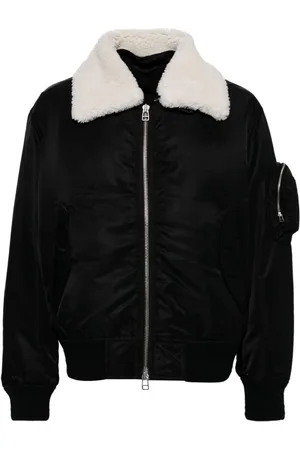 CROQUIS Shearling-collar jacket