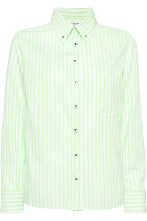 CHANEL 1990-2000 striped shirt