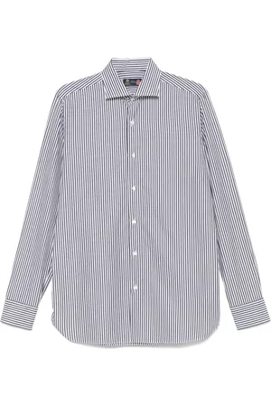 LUIGI BORRELLI NAPOLI Pinstriped shirt