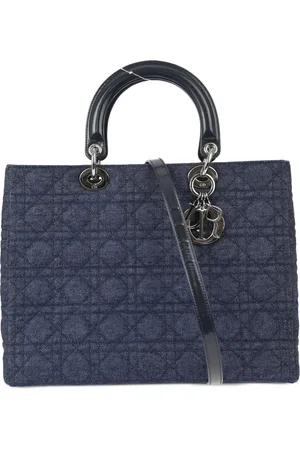 Dior 1999 Cannage Lady Dior two-way handbag