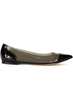 Gianvito Rossi Plexi ballet flats