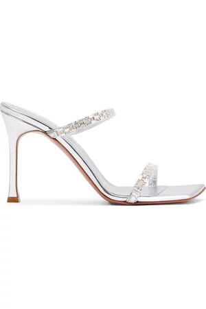 Amina Muaddi 95mm Diana mules
