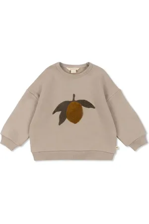 Konges Sløjd Lemon-embroidery sweatshirt